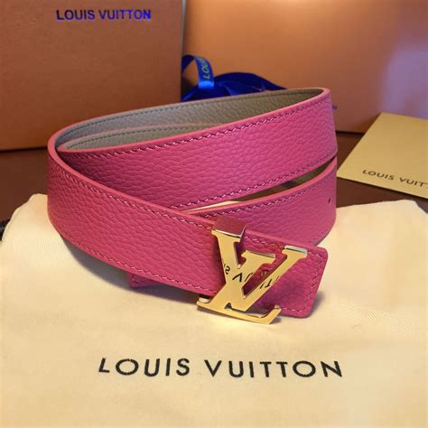 louis vuitton belt womens pink